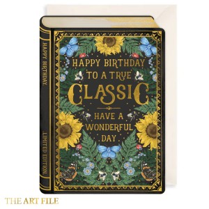 RY08 Gift card - Story Book - Happy birthday to a true classic have a wonderful day